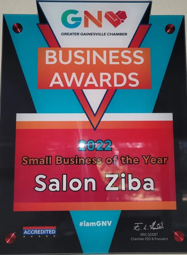 Greater Gainesville Chamber Business Awards 2022: Small Business of the Year, Salon Ziba
